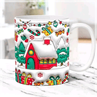 31 Artes para Caneca Natal Inflados 3D Arquivo em Jpg  10