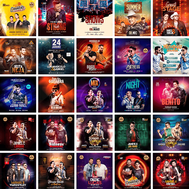 150 Artes Mídias Sociais Templates Editáveis Photoshop 3