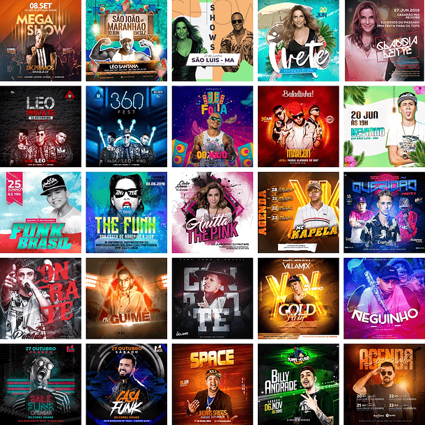 150 Artes Mídias Sociais Templates Editáveis Photoshop 5