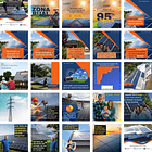 Pack Canva Energia Solar Templates Editáveis 50 Artes + Bônus 1