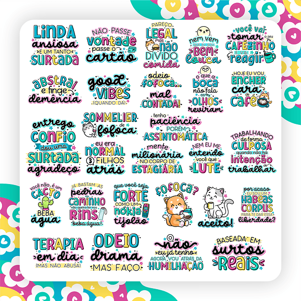 Arquivos Prontos para Impressão Frases Divertidas em Jpg 3