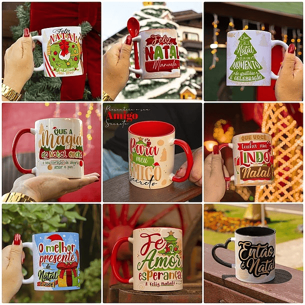  40 Artes para Caneca Natal em Jpg 9