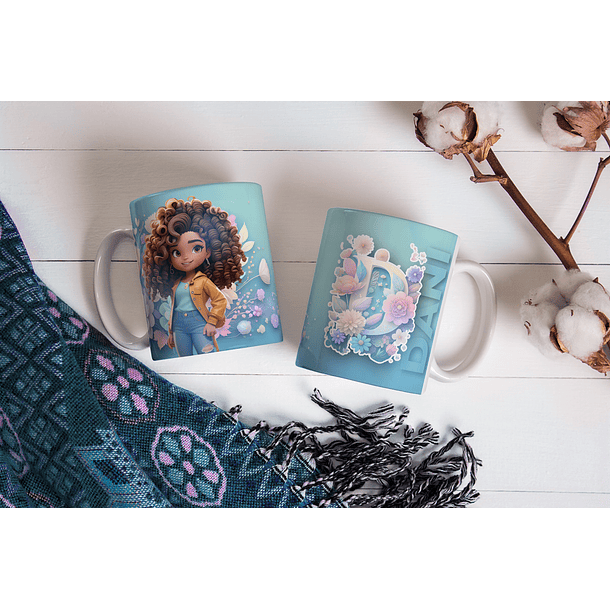 Artes para Caneca Alfabeto com Avatares em CorelDraw 5