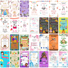 Pack Canva Convites Digitais Lucrativos Templates Editáveis 150 Artes