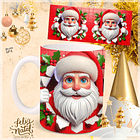 97 Artes para Caneca Natalina Papai Noel e Outros 3d Arquivo em Jpg  6