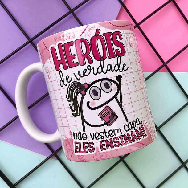 25 Artes Caneca Flork Dia dos Professores Arquivos Editáveis Pdf  7