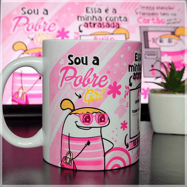 Artes para Caneca Flork Pobre Girl Arquivos Png 1