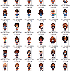 Kit Digital Volta as Aulas Mascotes 2024 Arquivos em Png 