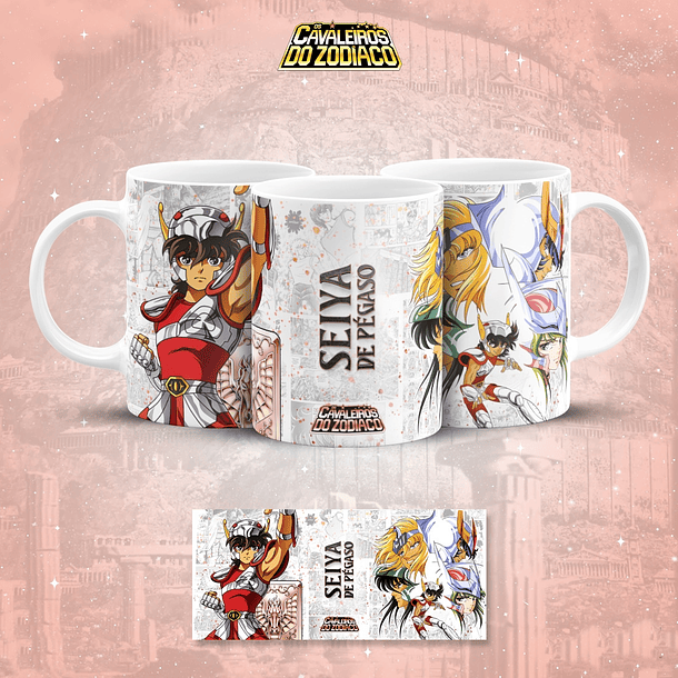 18 Artes para Caneca Cavaleiros do Zodiaco Arquivo em Jpg 11