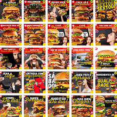 Pack Canva Hamburgueria Templates Editáveis 200 Artes + Bônus