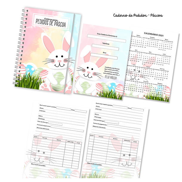 Arquivos Caderno de Pedidos e Receitas Pascoa em Pdf 13