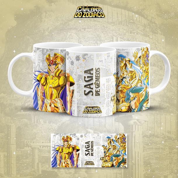 18 Artes para Caneca Cavaleiros do Zodiaco Arquivo em Jpg 17