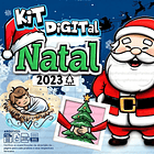 Kit Digital Natal 2023 - Artes Caneca Camisa Calendário Tubolatas Balinhas Natalina 1