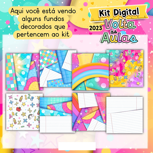 Kit Digital Volta as Aulas 2023 Completo em Png 2