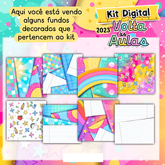 Kit Digital Volta as Aulas 2023 Completo em Png