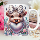 10 Artes para Caneca Dia dos Namorados 3D Vaquinhas Love 3d Arquivos Png 3