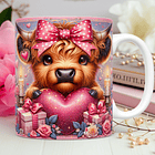 10 Artes para Caneca Dia dos Namorados 3D Vaquinhas Love 3d Arquivos Png 5