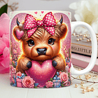 10 Artes para Caneca Dia dos Namorados 3D Vaquinhas Love 3d Arquivos Png 8