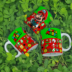3 Artes para Caneca Super Mario Arquivo Editável