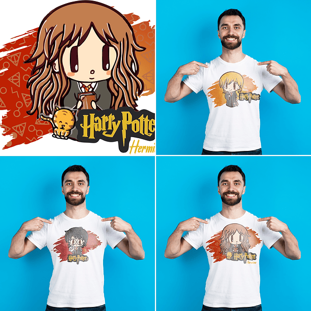 12 Artes para Caneca Harry Potter Editável em Corel Draw 4