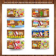 Kit Digital Arquivos de Corte Festa Junina Arraiá 