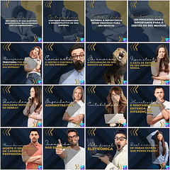 Pack Canva Contabilidade Templates Editáveis 200 Artes + Legendas