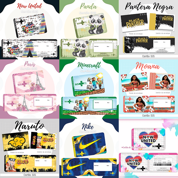 119 Artes para Cartão SUS Arquivo em Png 7