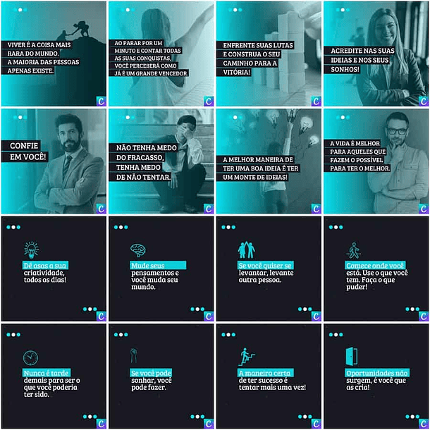 Pack Canva Coach Templates Editáveis 200 Artes + Legendas 6