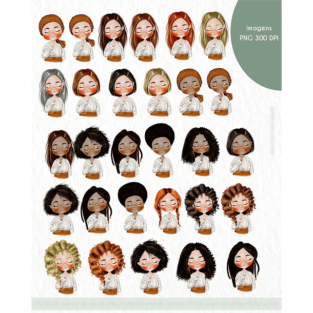 Kit Digital Dia das Mulheres Aquarelado 2024 Arquivos em Png  2