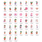 Kit Digital Meninas e Flores 3D Arquivos em Png 4