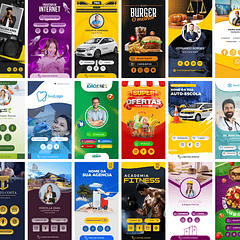 Pack Canva Cartão Interativo Virtual Templates Editáveis 40 Artes + Bônus