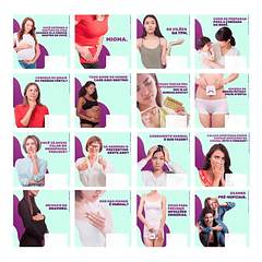 130 Artes para Obstetrícia Mídias Sociais Editáveis Photoshop + Png