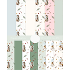 Kit Digital Natal Aquarelado Arquivos em Png  6