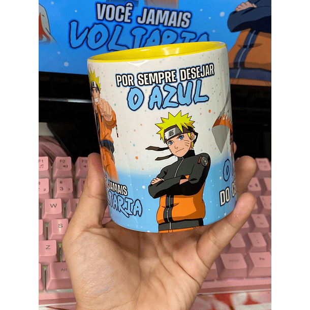Arte para Caneca Céu Azul Naruto em Jpg   4