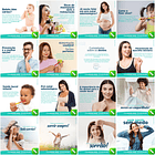 100 Artes Mídias Sociais Odonto Dentista Editáveis Corel Draw 2