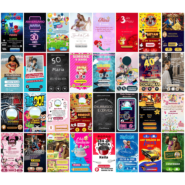 Pack Canva Convites Digitais Lucrativos 5.0 Templates Editáveis 415 Artes 8