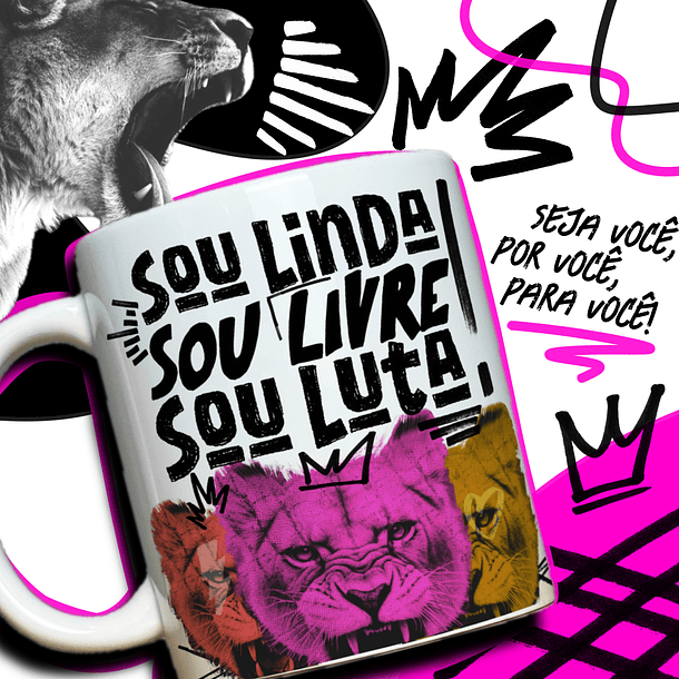 8 Artes para Caneca Mulheres Arquivos em Jpg  3