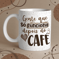 Arte Caneca Gente Que Só Funciona Depois do Café  Arquivo Png
