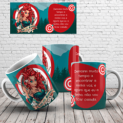 20 Artes para Caneca e Almofada Princesas Arquivo em Jpg