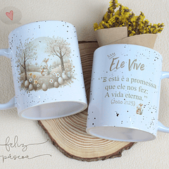 Arte Caneca Ele Vive E Está é a Promessa que ele Nos Fez A Vida Eterna Arquivo Png