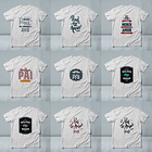 60 Artes para Camisa Dia dos Pais Arquivo em Jpg/Png 1