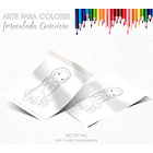 Kit Digital Santinhos para Colorir Arquivos em Png 2