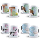 26 Artes para Caneca Alfabetos Cute Editável em Corel Draw 5