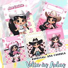 5 Artes para Capa Caderno Mais Kit Digital Ana Castela em Png 1