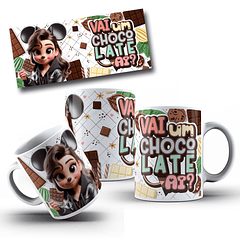 5 Arte para Caneca Páscoa Chocolatra Arquivo em Jpg
