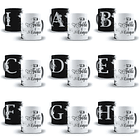 26 Arte para Caneca Alfabeto Aquarela Azul em CorelDraw + Jpg  1