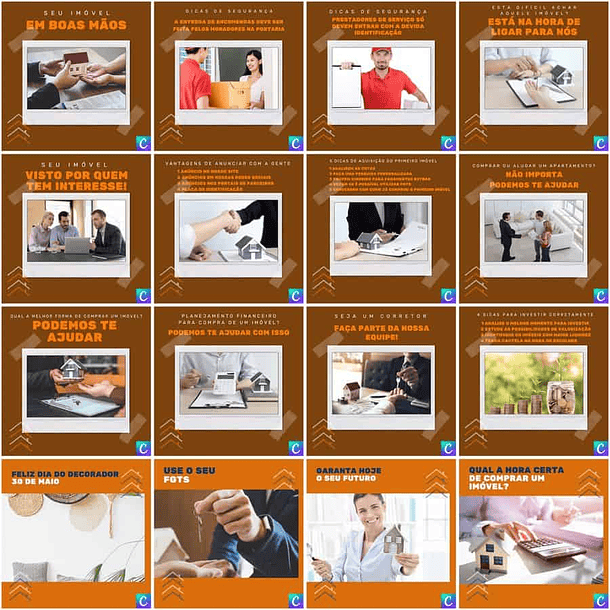 Pack Canva Imobiliária Templates Editáveis 200 Artes + Legendas 4