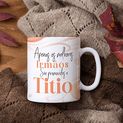 Arte Caneca Apenas os Melhores Irmãos São Promovidos Titio Arquivo Png