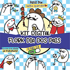Kit Digital Dia dos Pais Flork Bento Memes Arquivos Png  1