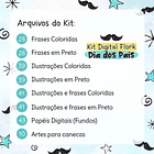 Kit Digital Dia dos Pais Flork Bento Memes Arquivos Png  3